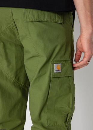 Штани карго carhartt wip regular cargo pants оригінал чоловічі хакі брюки i0158756 фото