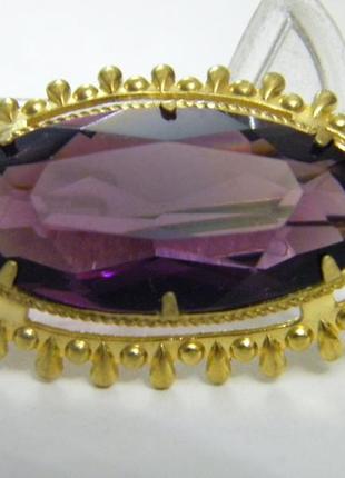 Брошь леденец бижутерия ссср клеймо мкп №778