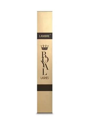 Тушь для ресниц черная royal lashes с 3d-эффектом 9 мл от ламбре9 фото