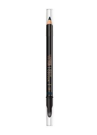 Lambre суперстойкий карандаш для глаз deep colour eyeliner №28 морской со спонжем 1,08 г
