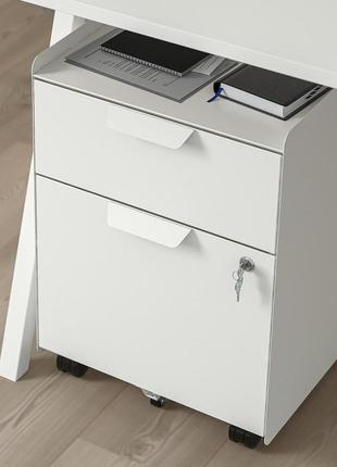 Ikea комод на колесиках, 2 ящика trotten (204.678.13)