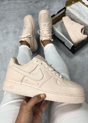 Шикарные женские кроссовки nike air force в розовом цвете (36-40)😍