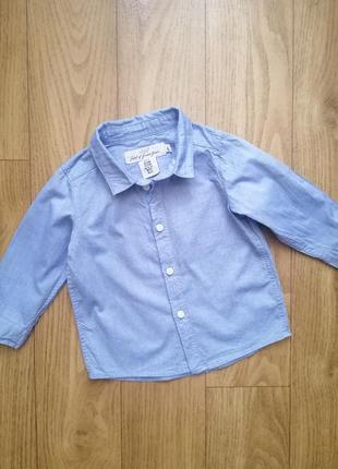 Рубашка h&m на 6-9 мес