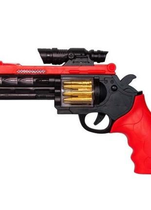 Пистолет на батарейках музыкальный со светом g267199\ch-018 размер игрушки 26х17см