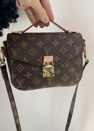 Кожаная сумка сумка кожаная через плечо кроссбоди louis vuitton2 фото