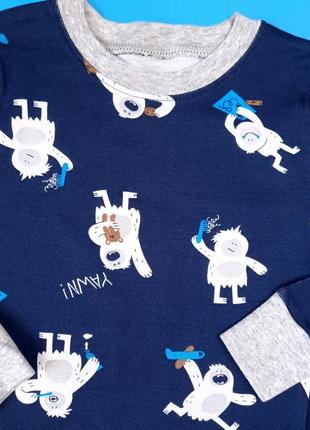 Хлопковая детская пижама для мальчика3 фото