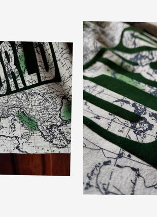 Almi футболка карта світу бавовна туреччина футболка напис ти мій світ5 фото