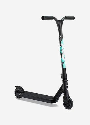 Детский трюковый самокат oxelo freestyle mf100 черный