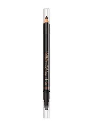 Lambre карандаш для глаз deep colour eyeliner №22 шоколадно-коричневый 1,08 г1 фото