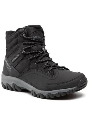 Кожаные теплые зимние трекинговые ботинки туристические для походов merrell thermo akita mid wp 45 размер