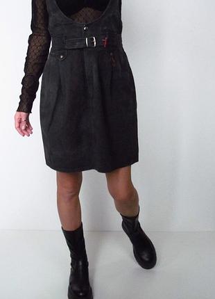 Комбінезон джинсовий спідниця🖤