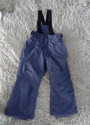 Термо штани, лижні, полукомбінезон на 5-6 років1 фото