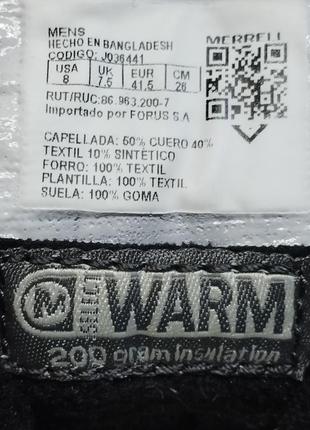 39-50. термочеревики merrell akita mid wp jo364417 фото