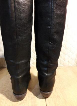 Стильные кожаные сапоги, new age, итальялия, 38-39 размер7 фото