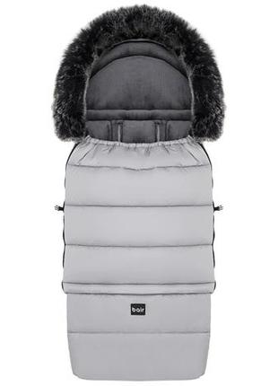 Зимний конверт bair arctic nr-2 owl grey серый2 фото