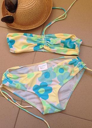 Раздельний купальник atmosphere, цветочний принт