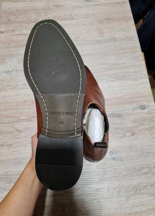 Стильні шкіряні чоловічі челсі черевики gordon bros10 фото