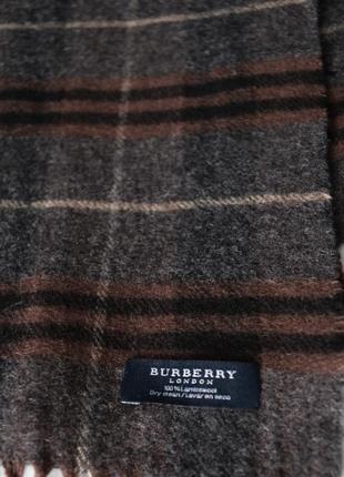 Шерстяний шарф burberry3 фото