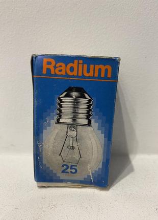 Radium 25 w e27 лампа розжарювання прозора