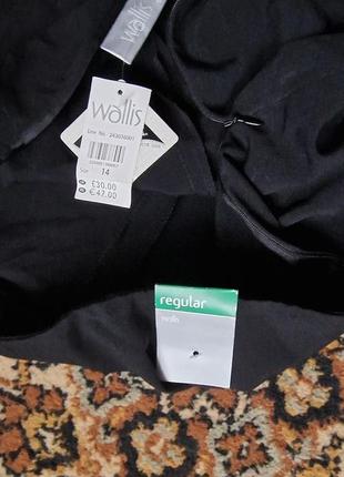 Фирменные английские демисезонные демисезонные стрейчевые брюки wallis, новые с бирками, размер 14анг.6 фото
