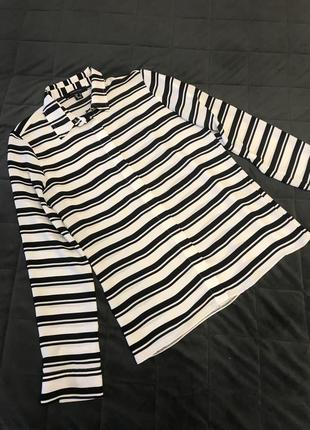 Полосатая шелковая рубашка atmosphere