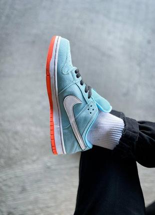 Nike sb dunk low gulf blue orange ❤️36рр-45рр❤️ кроссовки найк данк мужские, кроссовки мужские найк, мужские кроссовки найк, кроссовки женские найк8 фото