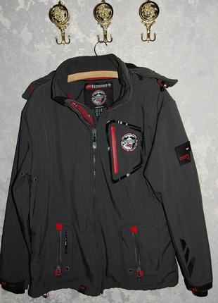 Крутая термо куртка softshell geographical norway platinum 5000, оригінал , xl