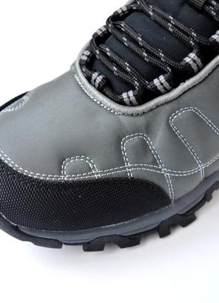 Merrell vibram cordura кроссовки мужские зимние с мехом отличное качество ботинки сапоги высокие теплые мерел водонепроницаемые серые с черным9 фото