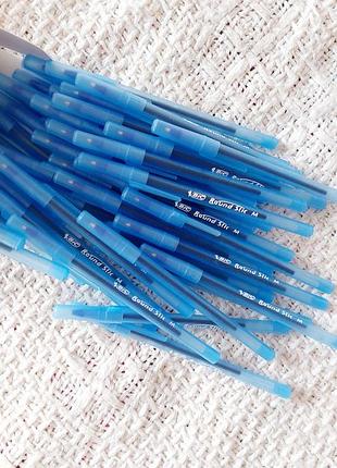 Ручка кулькова bic синя, шариковая