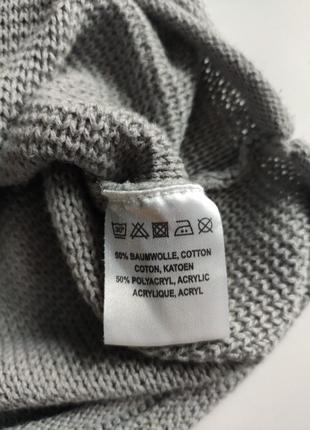Пуловер rocklin roll neck knit wear р. l светло-серый8 фото