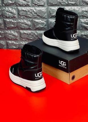 Термо ботинки угг ugg australia черные угги высокие классические дути2 фото