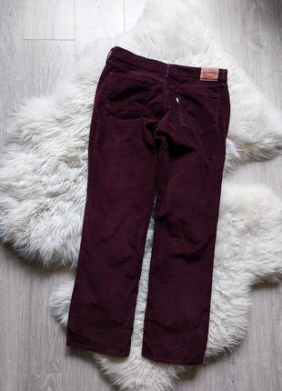 ❤️🌟💙 крутые микровельветовые джинсы бордо levi's оригинал3 фото