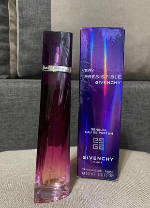 Givenchy very irresistible sensual парфюмированная вода 50 мл, оригинал