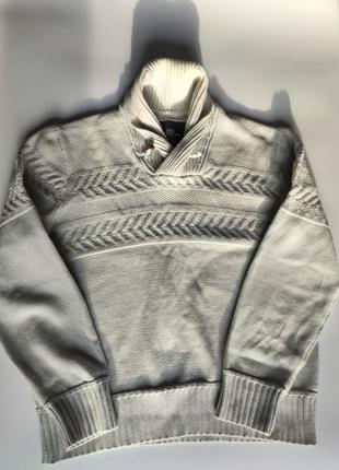 Светр h&m knit wear vintage р. l білий (молочний)