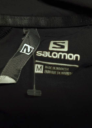 Salomon windstopper женская трекинговая куртка спортивная мембраная | гибридная8 фото
