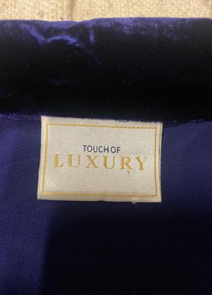 Блуза пан-бархат  touch of luxury3 фото