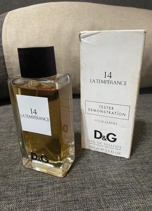 Dolce &amp; gabbana anthology la temperance 14 туалетная вода женская, 100 мл (тестер), оригинал