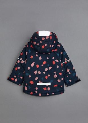 Куртка курточка для дічинки водовідштовхуюча на флісовій підкладці h&m2 фото