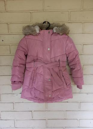 Зимняя куртка на девочку 1,5-2 года 92 см