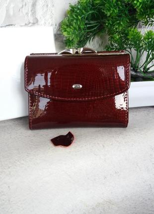 Женский кожаный кошелек жіночий шкіряний гаманець