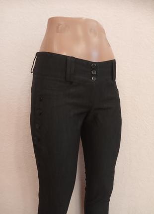 Темно-серые женские брюки, размер 44 (s)