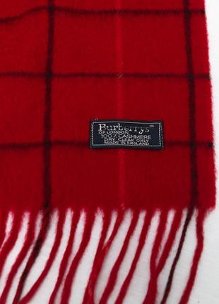 Вінтажний кашеміровий шарф burberry4 фото