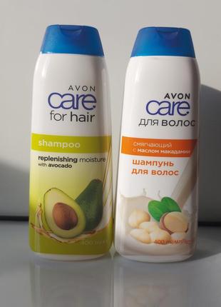Увлажняющий шампунь для волос с маслом авокадо avon 400ml.3 фото