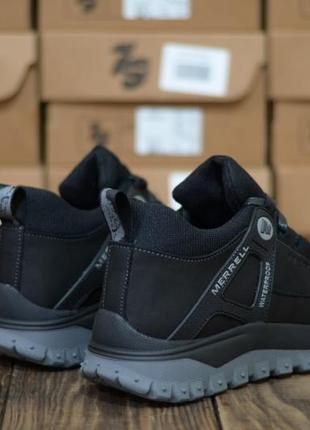 Зимние кожаные кроссовки merrell