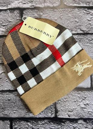 Burberry london шапка в клетку брендовую novastart размер универсальное количество ограничено унисекс