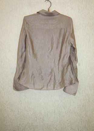 Sale блискуча повітряна приталені блуза2 фото