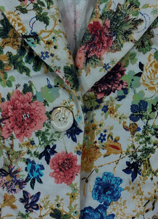 • пиджак в цветочный принт2 фото