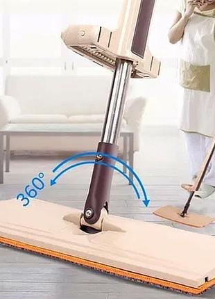 Швабра лента для быстрой уборки с отжимом с микрофиброй