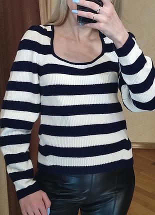 Кофта в полоску mango