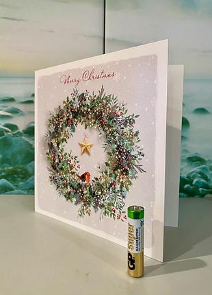 Англия 🇬🇧 рождественская новогодняя открытка